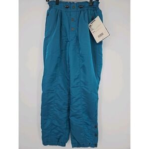 Vintage Roffe Women's Ski Pants Aqua Sz 10 NWT 80s Retail $180